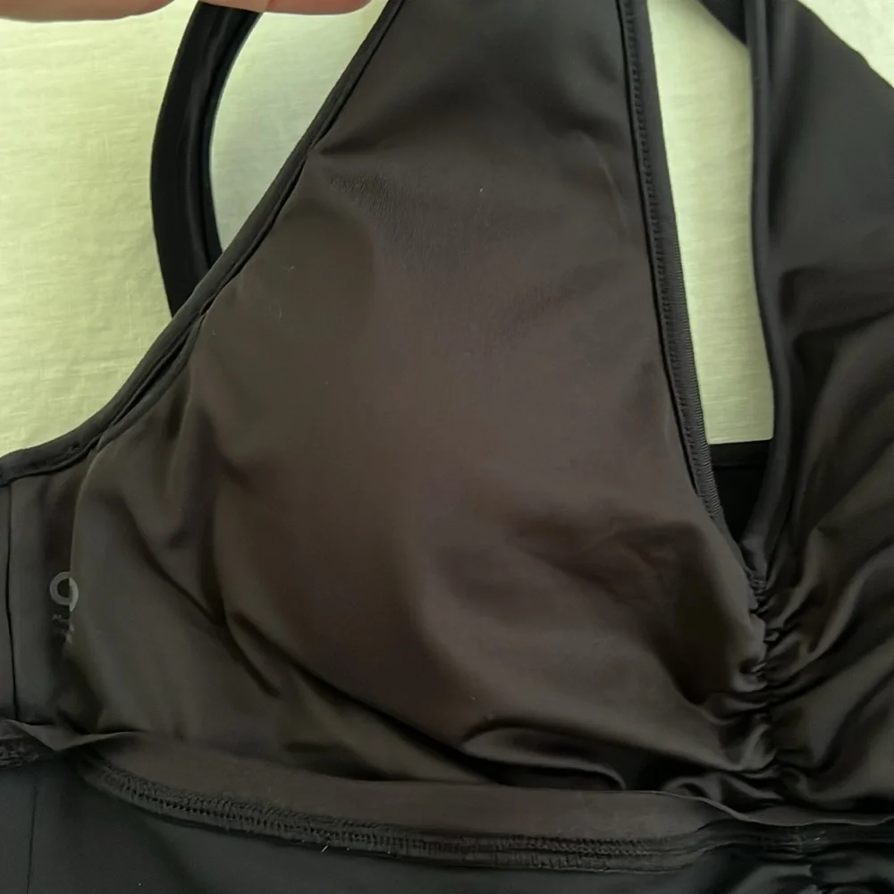 ALO Yoga Black Wild Thing Sports Bra Large - Picture 7 of 9